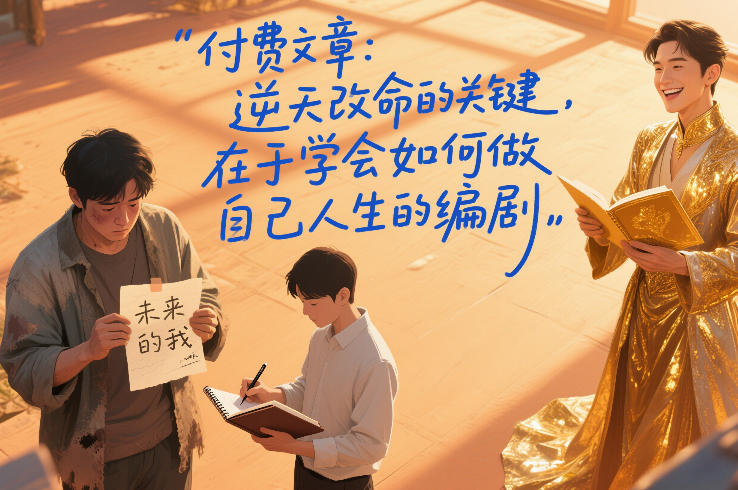 付费文章：逆天改命的关键，在于学会如何做自己人生的编剧-一世倾承云网创