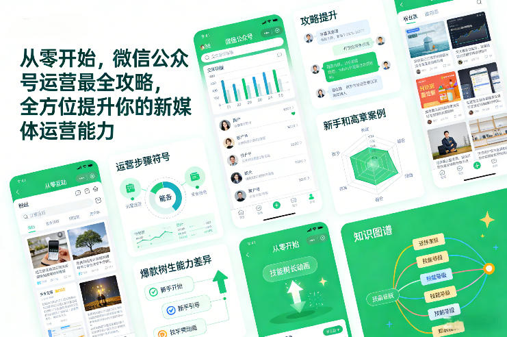 从零开始，微信公众号运营最全攻略，全方位提升你的新媒体运营能力-一世倾承云网创