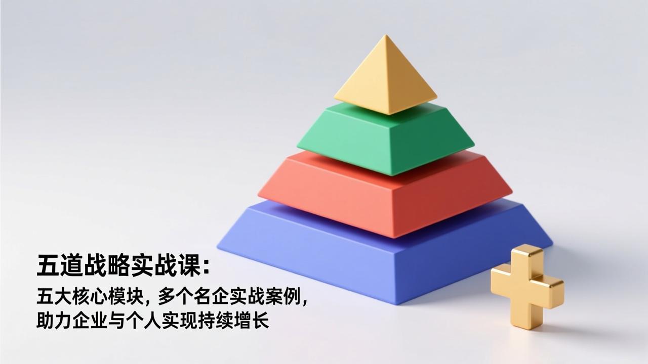 五道战略实战课：五大核心模块，多个名企实战案例，助力企业与个人实现持续增长-一世倾承云网创