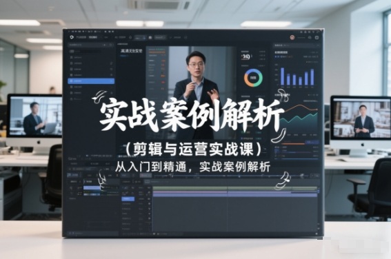 剪辑与运营实战课，从入门到精通，实战案例解析(更新2026)-一世倾承云网创