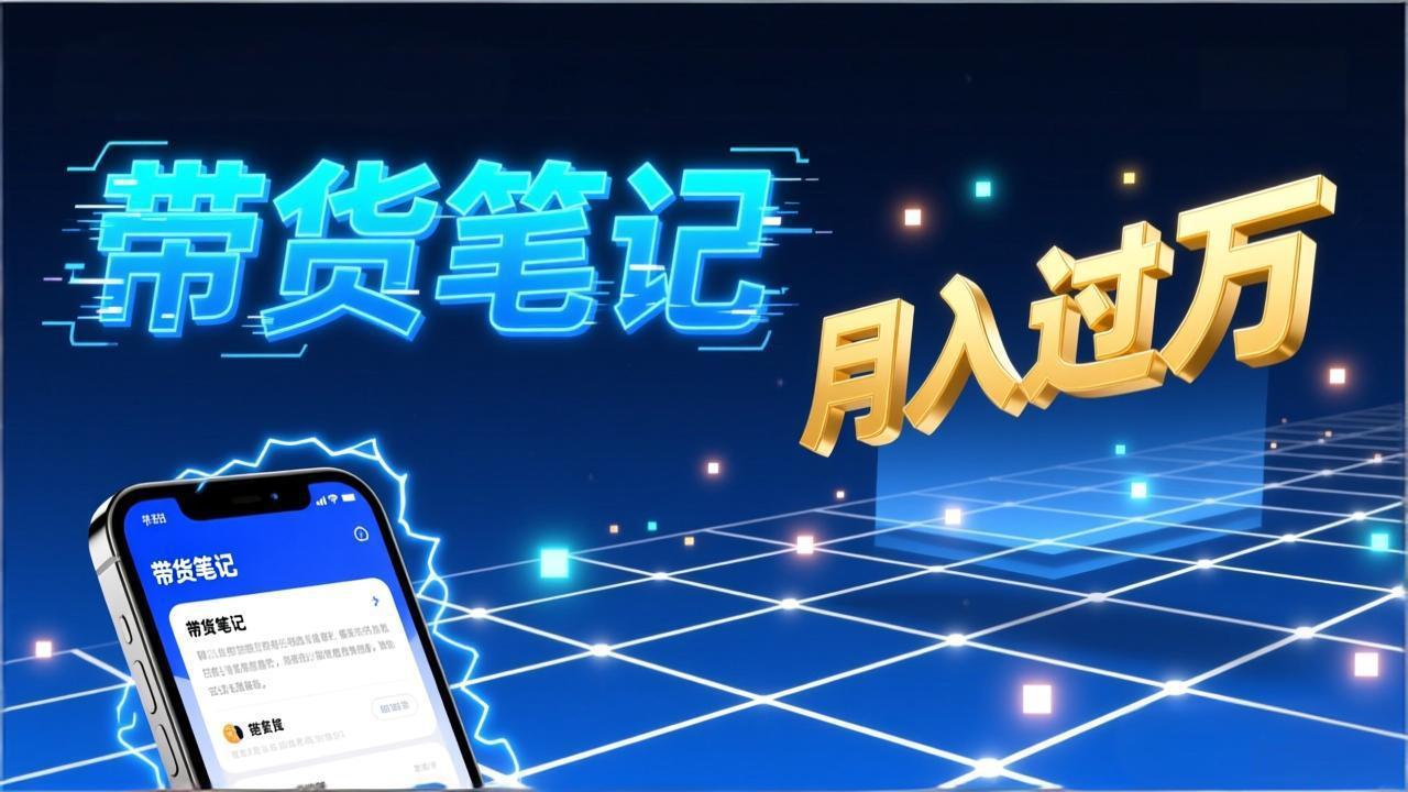 小红书爆款笔记带货实战：拆解封面标题正文全要素，手把手教你单篇笔记带货月入过万-一世倾承云网创