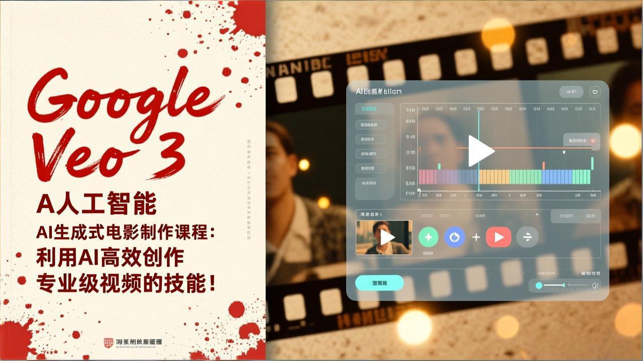 Google Veo 3人工智能AI生成式电影制作课程：利用AI高效创作专业级视频的技能！-一世倾承云网创