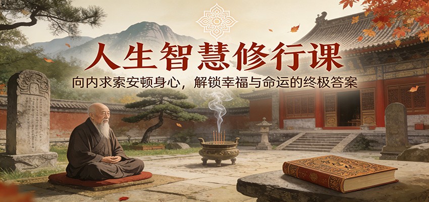人生智慧修行课：向内求索安顿身心，解锁幸福与命运的终极答案-一世倾承云网创