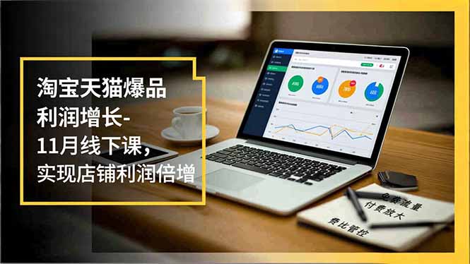 淘宝天猫爆品利润增长-11月线下课，免费流量、付费放大、费比管控，实现店铺利润倍增-一世倾承云网创