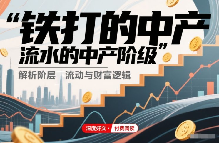 付费文章：铁打的中产，流水的中产阶级-一世倾承云网创