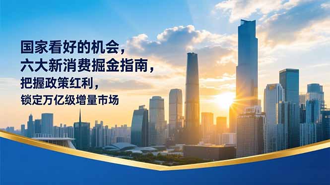 某付费文章：国家看好的机会，六大新消费掘金指南，把握政策红利，锁定万亿级增量市场-一世倾承云网创