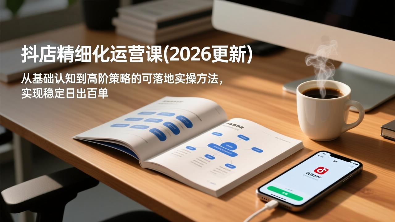 抖店精细化运营课(2026更新-一世倾承云网创